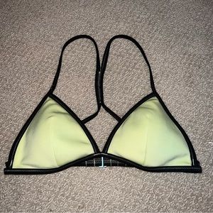 Victoria’s Secret Triangle Yellow Neon Swim Top